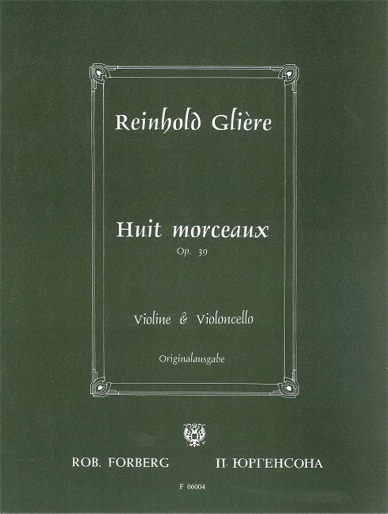 8 Morceaux Opus 39